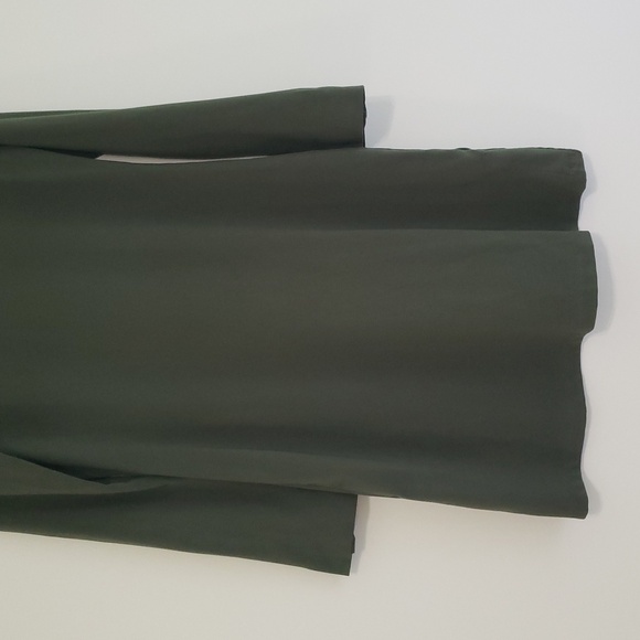 Title Nine Long Sleeve Mock Neck Dress  Green Medium Stretch Travel Athleisure - Picture 3 of 14